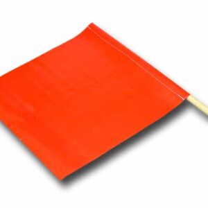 Estex Safety Flag (Vinyl) 18 x 18 w/24" Dowel - 1636 product photo
