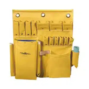 Estex Aerial Tool Apron, Yellow Vinyl, 24"L x 33"H - 1829-F product photo