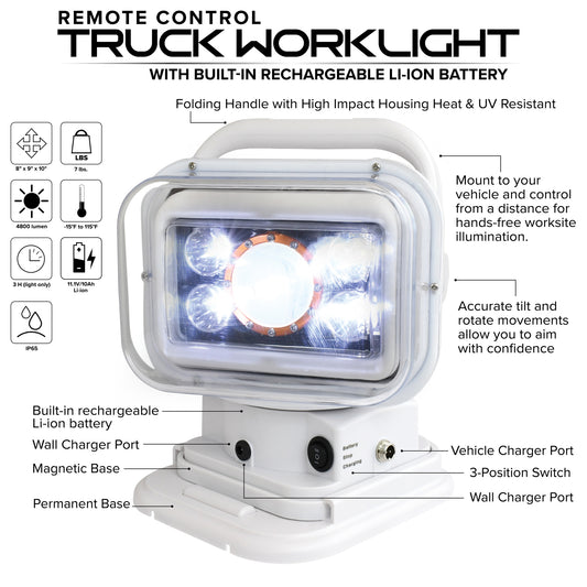 Jameson Remote Control Truck Worklight 31-RCSL1