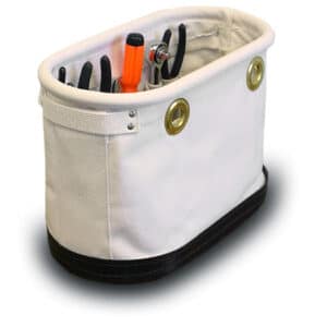 Estex Aerial Tool Bucket, Canvas, 9 pkts. And 1 Bolt Pouch, 15 x 7 x 7 - 1818 product photo