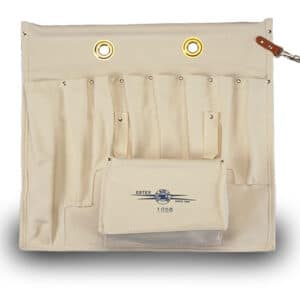 Estex Aerial Tool Apron, Canvas, 18"L x 4"W x 19.5" H - 1826 product photo