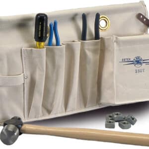 Estex Aerial Tool Apron, Canvas, 20.5"L x 4"W x 10.5"H - 1827 product photo