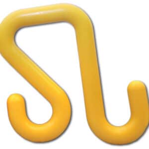 Estex Yellow Polymer Hook, Fits 2" Standard Bucket Lips - 1830 product photo