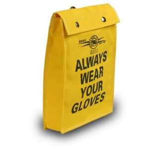 Estex Glove Bag, Yellow Canvas, 12" x 8" x 2" - 2211 product photo