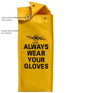 Estex Glove Bag, Vinyl, Snap Closure, 18" x 8" x 4" - 2248 product photo