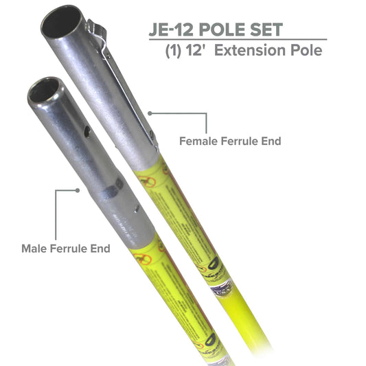 Jameson Tools 6′ Foam Core Extension Poles - JE-6