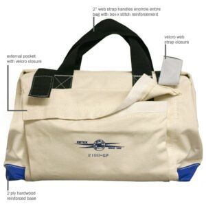 Estex Tool Bag 22" w/Heavy Canvas, 1 Inside & 1 Outside Pocket - 2171 product photo