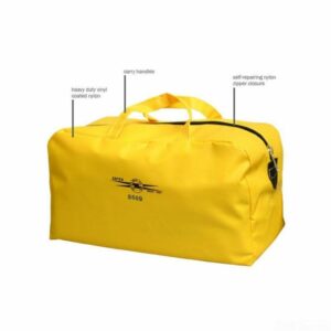 Estex Utility Bag, 18 oz Yellow Coated Vinyl 17.75L x 9W x 10H - 2609 product photo