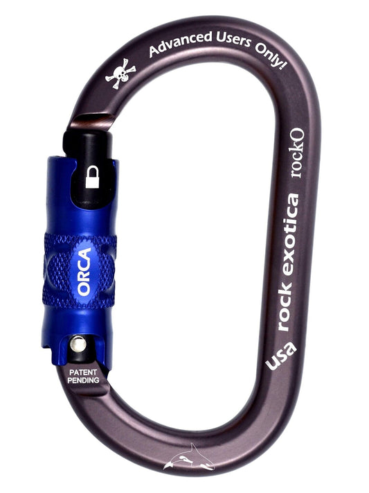 Rock Exotica Aluminum RockO ORCA-Lock Carabiner - C3O