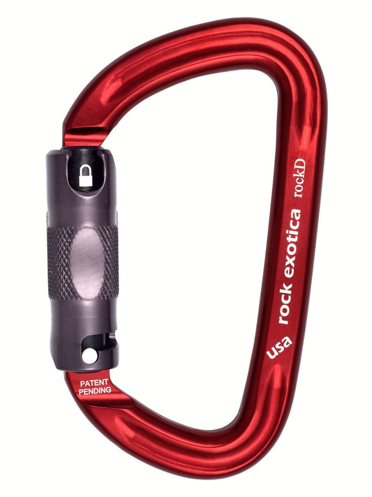 Rock Exotica RockD Auto-Lock Carabiner Gated Sleeve - C2A