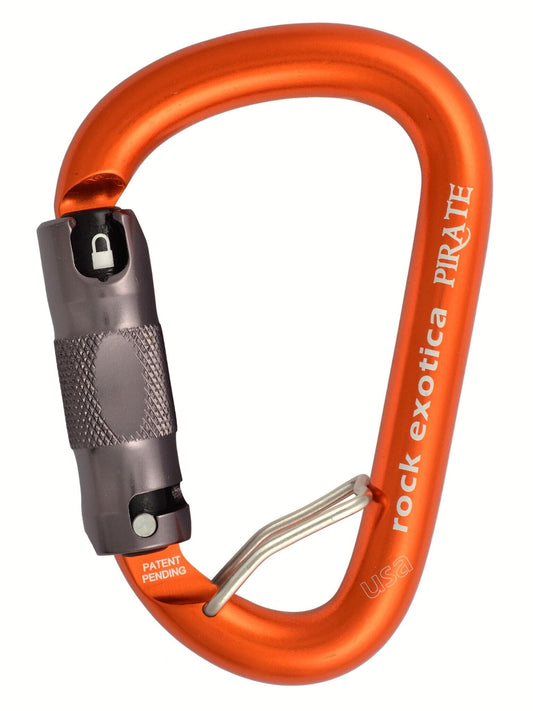 Rock Exotica Pirate WireEye Auto-Lock Carabiner - C1WEA