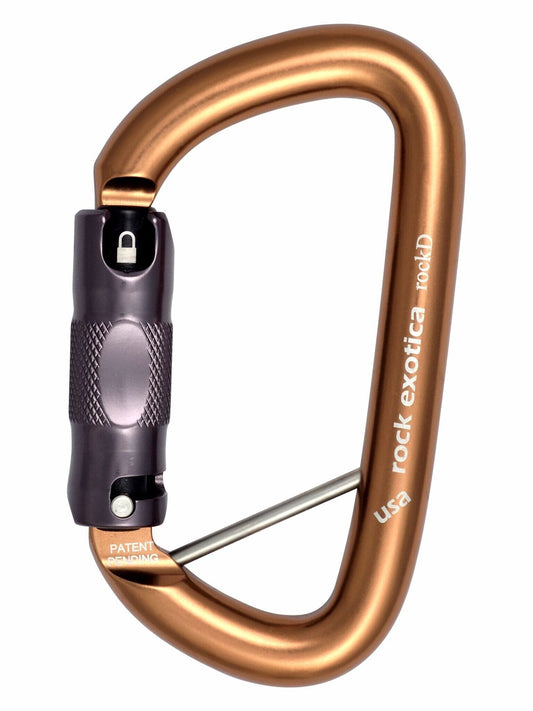 Rock Exotica RockD Lanyard Pin Auto-Lock Carabiner - C2LPA